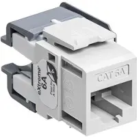 Leviton Extreme cat 6a utp jack 110-style - white