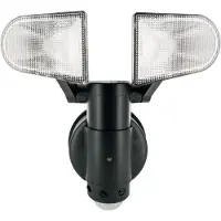 Schwaiger LED220 011, Seinävalaistus ulkotiloihin, Musta, Muovi, IP44, Liiketunnistin, 400 lm (LED220011)