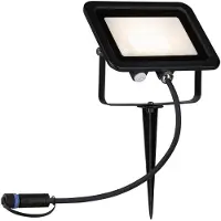 Paulmann Plug & Shine valonheitin piikillä 16W Fluter, himmennettävä, Musta, Alumiini