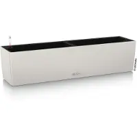 Lechuza Trend balconera color vaaleaharmaa 2xparvekeruukku 80x19cm, korkeus 19cm