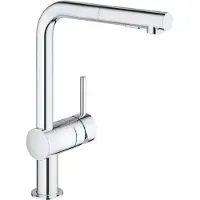 GROHE Minta, Ulosvedettävä, Kromi, Metalli, Vipukahvat, Yksi, 1/2