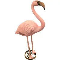Ubbink Koristeellinen Vaaleanpunainen Flamingo Puutarhahahmo Ubbinkilta