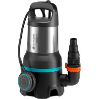 Gardena Dirty Water Pump 25000, 1100 W, AC, 1,1 bar, 25000 l/h, IPX8, Musta