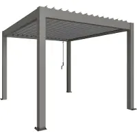 Biohort Pergolan koko 3 x 3,5 metallinen tummanharmaa