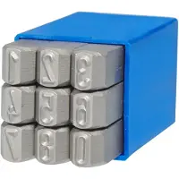 Beta Tools Numeromestisarja 100040K0; 4 mm; 9 kpl.