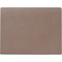 Lind DNA - Rectangle Leather Serene Pöytätabletti 26x34,5 cm Mole Grey