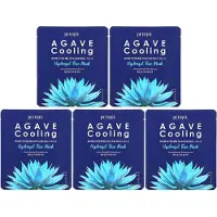Petitfee Agave Cooling Hydrogel Face Mask - 5 kappaletta