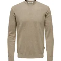 Only & Sons Neulepaita 'ONSLoui' tummabeige