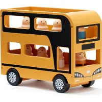 Kids Concept Kid's Hub Doubel Decker Yellow/ Black Yellow/ Black-OS Keltainen One Size Pojat, Tytöt