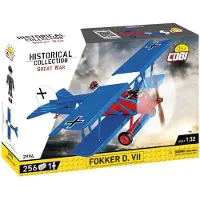 COBI Fokker D.VII plane made of construction blocks with a pilot figure 256 elements 1:32 (-2994)