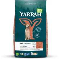 Yarrah 2x10kg Luomu Senior luomukana koiran kuivaruoka