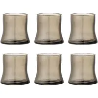 Bloomingville Florentine Drinking Glass - Grey - Ø9XH9CM