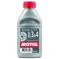 Motul Jarruneste Dot 3 & 4, 0,5 L DOT 3&4, TÄYSSYNT., 0,5 L
