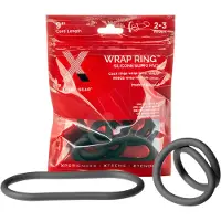Perfect Fit Slim Wrap 9 - ohut peniksen rengas - musta 22cm