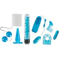 You2Toys - Vibraattorisetissä 8 osaa - sininen