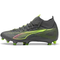 Puma Ultra 5 Match + FG/AG Audacity - Matta ikääntynyt hopea/Keltainen/Hopea Nainen, koko 38