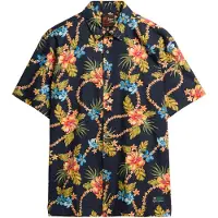 Superdry Hawaiian Print Lyhythihainen Paita