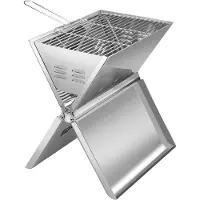 Hallmark taitettava grilli 36x26 cm Ruostumaton teräs