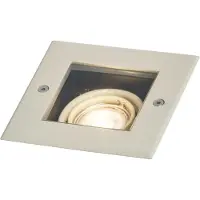 QAZQA Moderni maavalaisin beige GU10 50mm pyöritettävä ja kallistettava IP65 - Oneon
