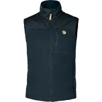 Fjällräven Men's Buck Fleece Vest Dark Navy Vuorettomat liivit XS