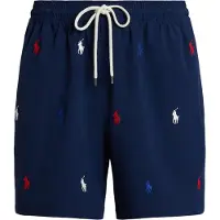 Ralph Lauren 5.75-Inch Traveler Classic Swim Trunk - Navy - S