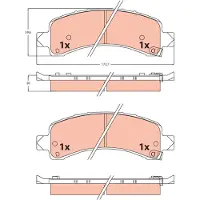TRW Jarrupalasarja GDB2460