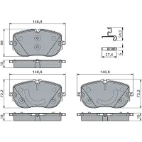 Bosch Jarrupalasarja 0 986 460 181