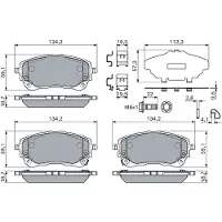Bosch Jarrupalasarja 0 986 460 149