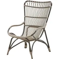 Sika-Design Monet nojatuoli keinorottinkia Moccachino