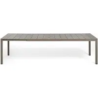 Nardi Rio Alu Ruokapöytä 210/280x100 cm Tortora