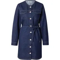 ONLY Onlminnie No Collar Belt Denm Dress - Navy - XS