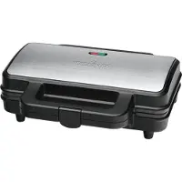 ProfiCook PC-ST 1092 -voileipägrilli, 900 wattia, 4 viipaletta, Musta, ruostumaton teräs