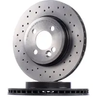 Brembo Jarrulevy 09A7611X edessä, rei'itetty, tuuletettu, rei'itetty, 1 Kappale