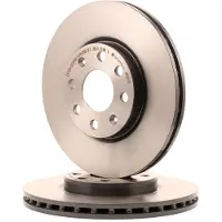 Brembo Jarrulevy 9584331 edessä, tuuletettu, 1 Kappale