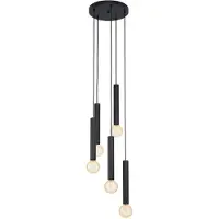 Eglo 98058 - Kattokruunu narulla CORTENOVA 5xE27/60W/230V
