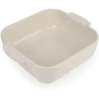 Peugeot Appolia Keramik Firkantet Cremehvid 21 Cm - Beige - 21X 21CM