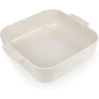 Peugeot Appolia Keramik Firkantet Cremehvid 28 Cm - Cream - 28 CM
