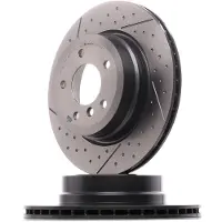 Brembo Jarrulevy 09C31521 takana, tuuletettu, uritettu, erittäin hiilihappoinen, 1 Kappale
