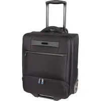 Lightpak Lando 2-pyöräinen Business-vetolaukku 45 cm Kannettavan tietokoneen taskun syvyys Musta