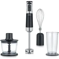 Severin SM3772 600 W 0,7 l -sauvasekoitinsarja, musta ja ruostumaton teräs