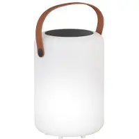 FH Lighting LED-aurinkopöytälamppu Orno, lämmin valkoinen, RGB himmennettävä, Valkoinen/opaali, Synteettinen materiaali, Moderni