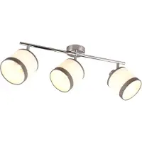 TRIO Davos spottivalaisin 3xE14 58cm kromi/valkoinen
