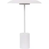 Beacon Lighting Led pöytävalaisin Smith, himmennettävä, Valkoinen/opaali, Olohuone/ruokailutila, Metalli, työpöytävalaisin
