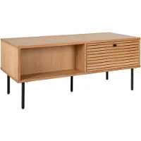 Ebuy24 Kyoto tammiviilutettu sohvapöytä.