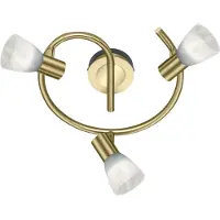 TRIO Levisto spotti 3-os. pyöreä LED E14 3x6 W mattamessinki