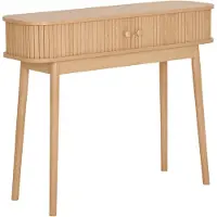 House Nordic Tokyo Console Table, 2 Doors, Natural , 100X30X80 Cm - 100X30XH80.5CM