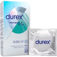 Durex Invisible Slim - ohut kondomi - 10 kpl