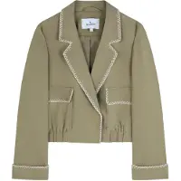 Scalpers Bleiseri khaki / valkoinen