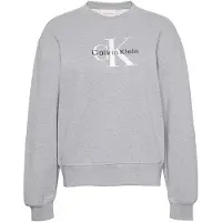 Calvin Klein Jeans Collegepaita meleerattu harmaa / musta / valkoinen