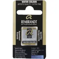 Taidepiste Rembrandt akvarelli 865 Sparkle Blue - 1/2 nappi